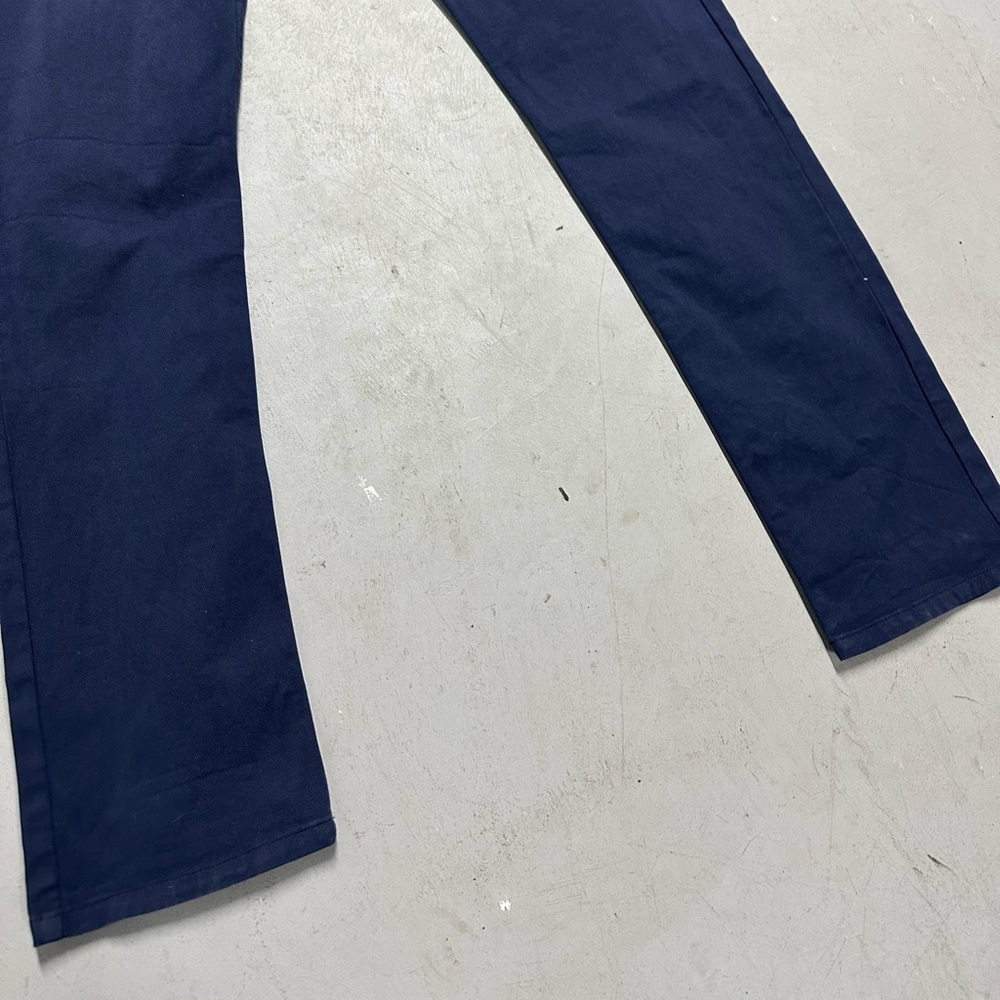 Sunspel England Chinos Pants Mens 32x34 Blue Cotton Casual Trousers Preppy - Picture 3 of 8